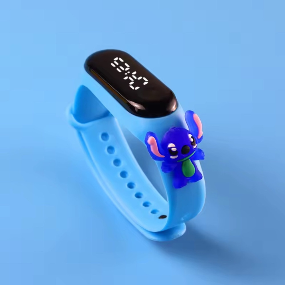 Disney Blue Lilo and Stitch Kids Digital Watch - Picture 7 of 10